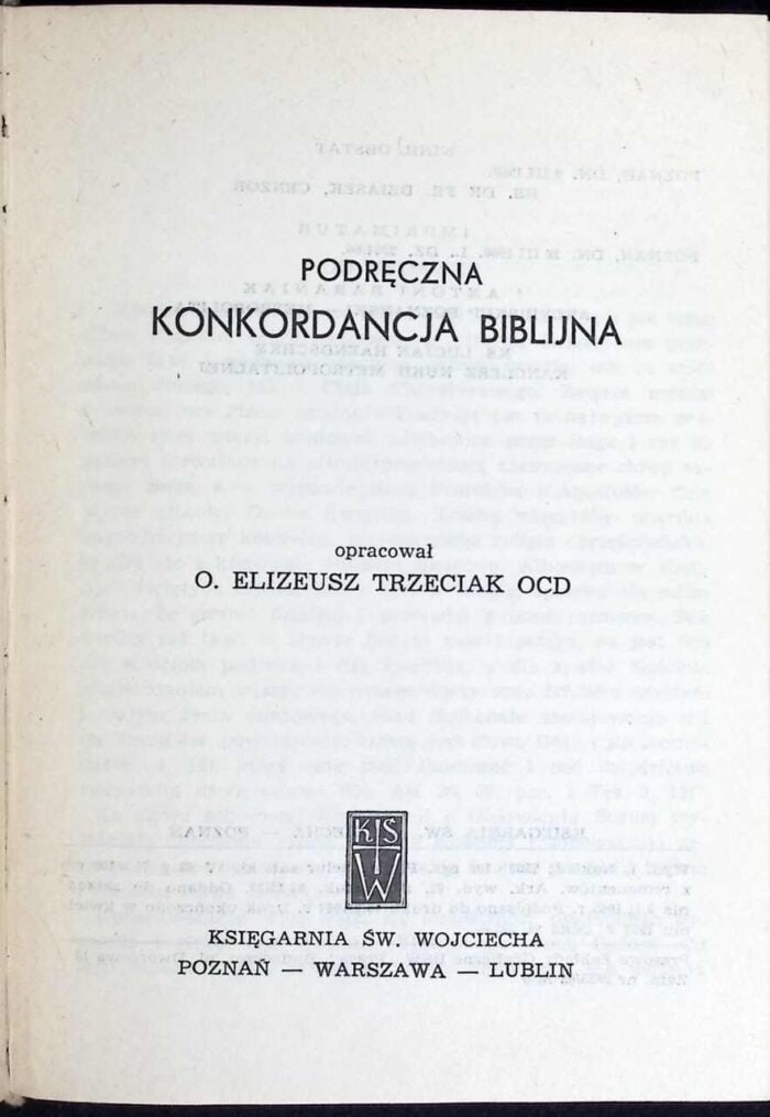 Podręczna konkordancja biblijna - obrazek 1