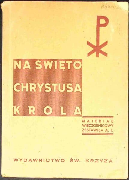 Na Święto Chrystusa Króla