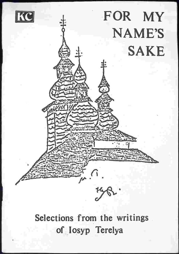 For my name's sake. Selections from the writings of Iosyp Terelya - obrazek 1