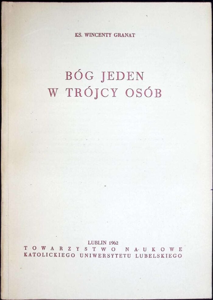 Bóg Jeden w Trójcy Osób - obrazek 1