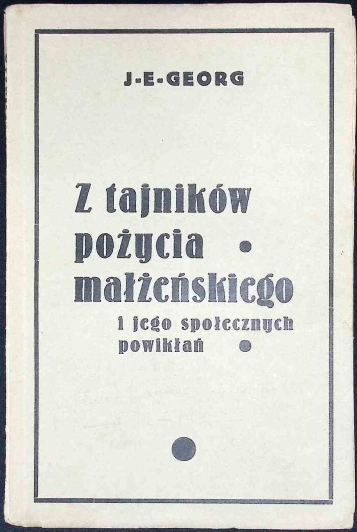 Z tajników pożycia małżeńskiego i jego społecznych powikłań - obrazek 1