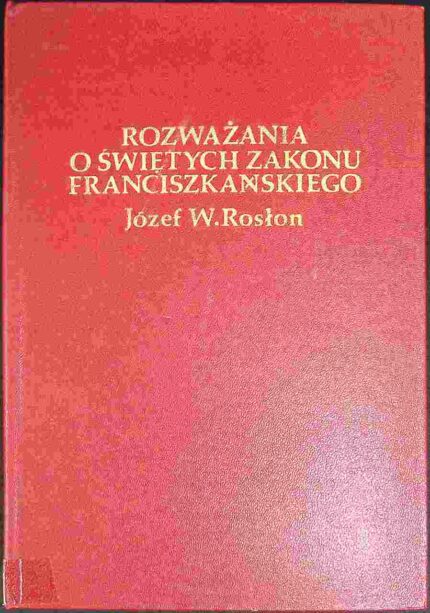 Rozważania o świętych zakonu franciszkańskiego