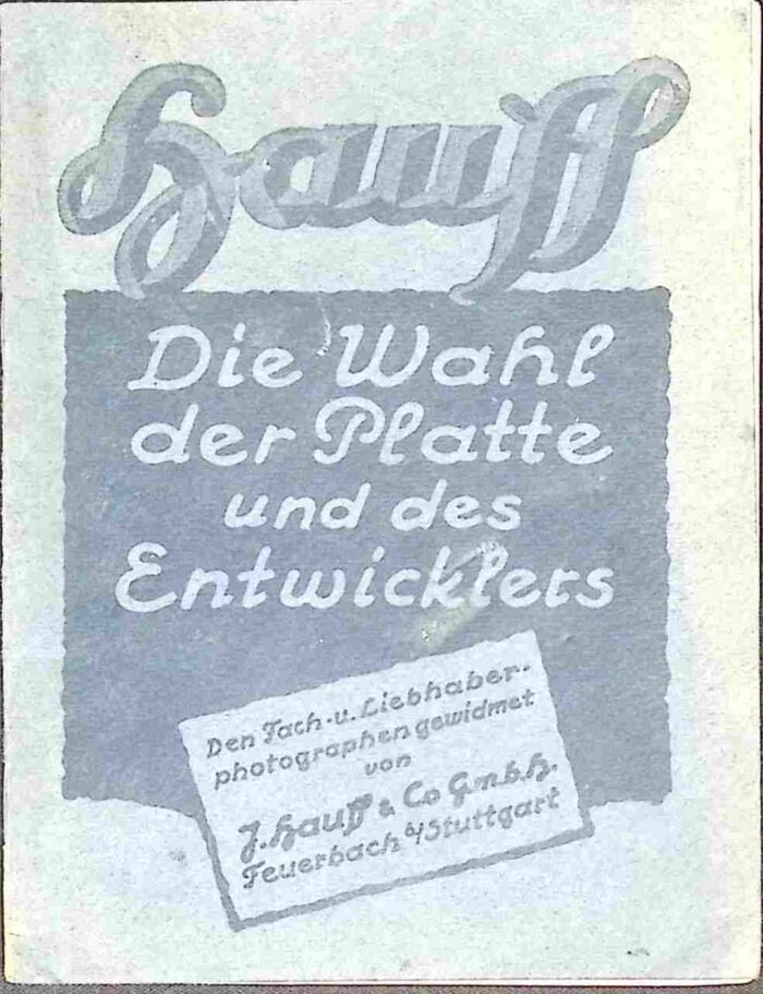 Die Wahl der Platte und des Entwicklers - obrazek 1