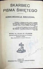 Skarbiec Pisma Świętego. Konkordancja rzeczowa