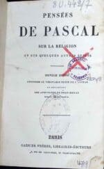 Pensees sur la religion