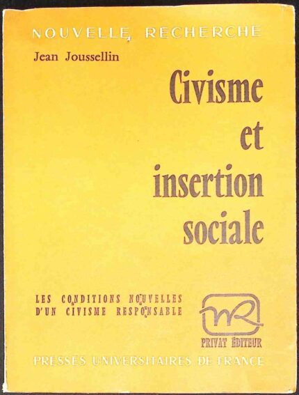 Civisme et insertion sociale