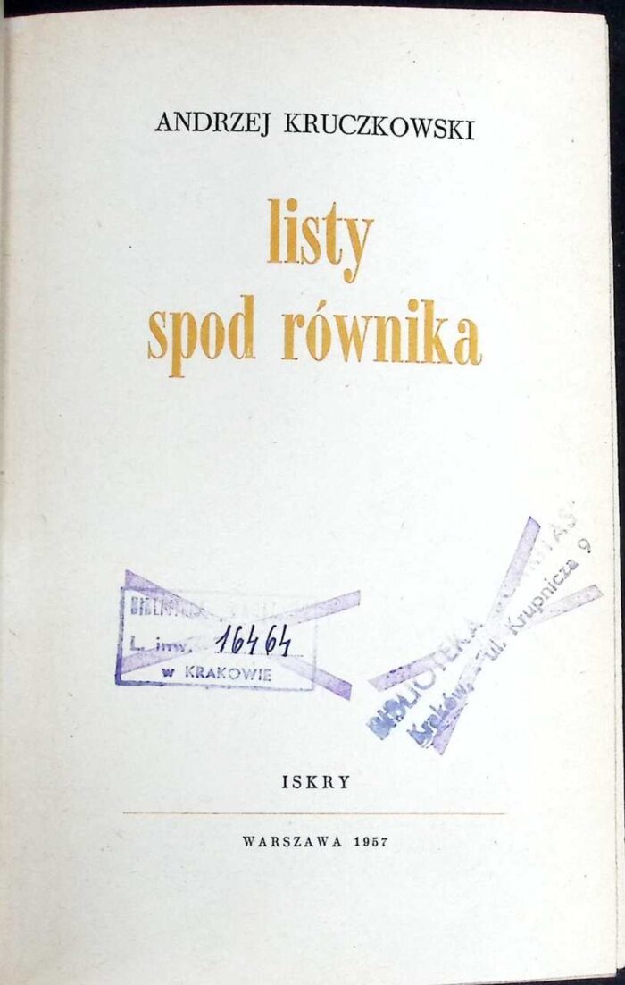 Listy spod równika - obrazek 1