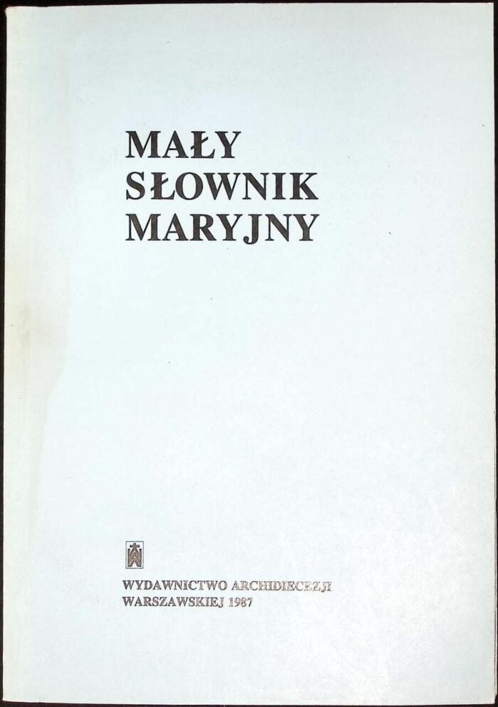 Mały słownik maryjny - obrazek 1