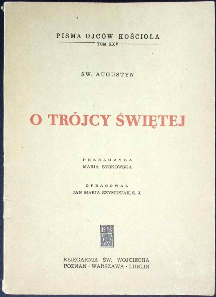 O Trójcy Świętej - św. Augustyn - obrazek 1