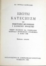 Krótki katechizm do pierwszej spowiedzi i Komunii świętej (1962)