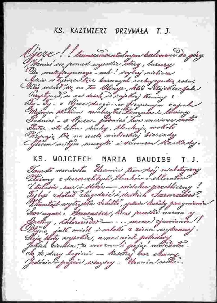 Ks. Wojciech Maria Baudiss T.J. - obrazek 1