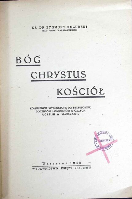 Bóg, Chrystus, Kościół