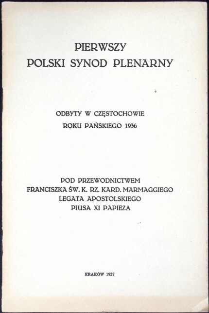 Pierwszy Polski Synod Plenarny