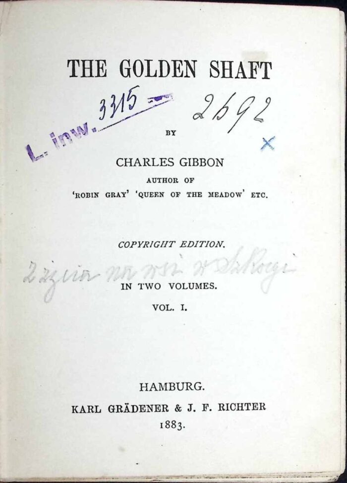 The golden shaft (1883) - obrazek 1