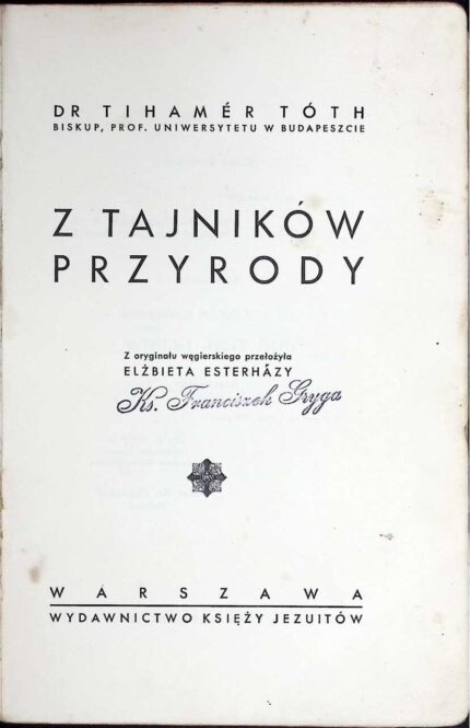 Z tajników przyrody