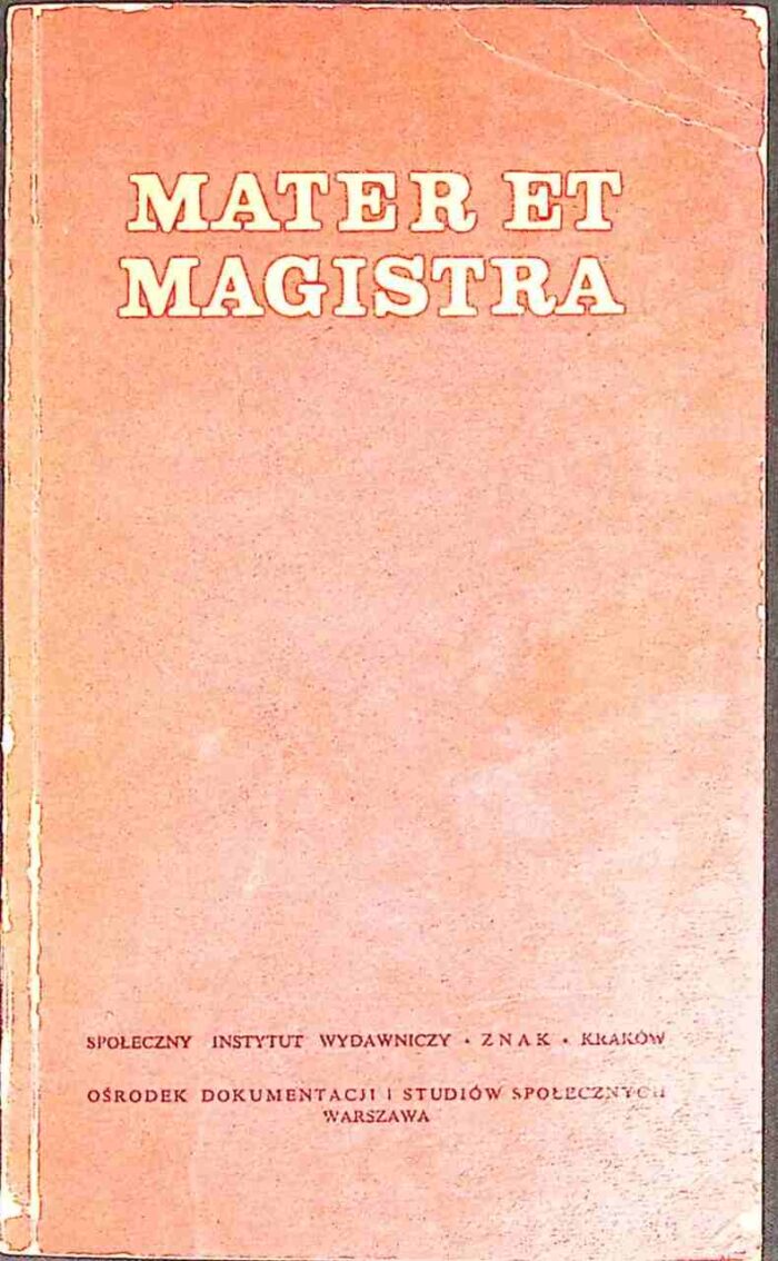 Mater et magistra - obrazek 1