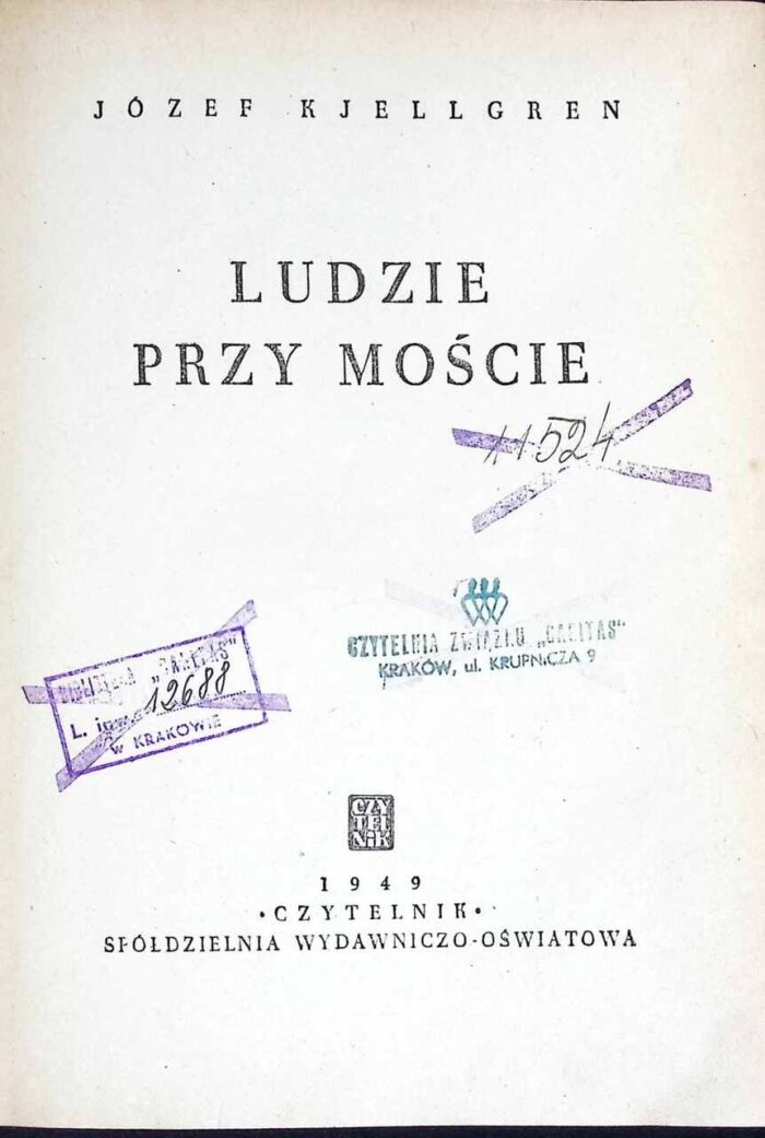 Ludzie przy moście - obrazek 1