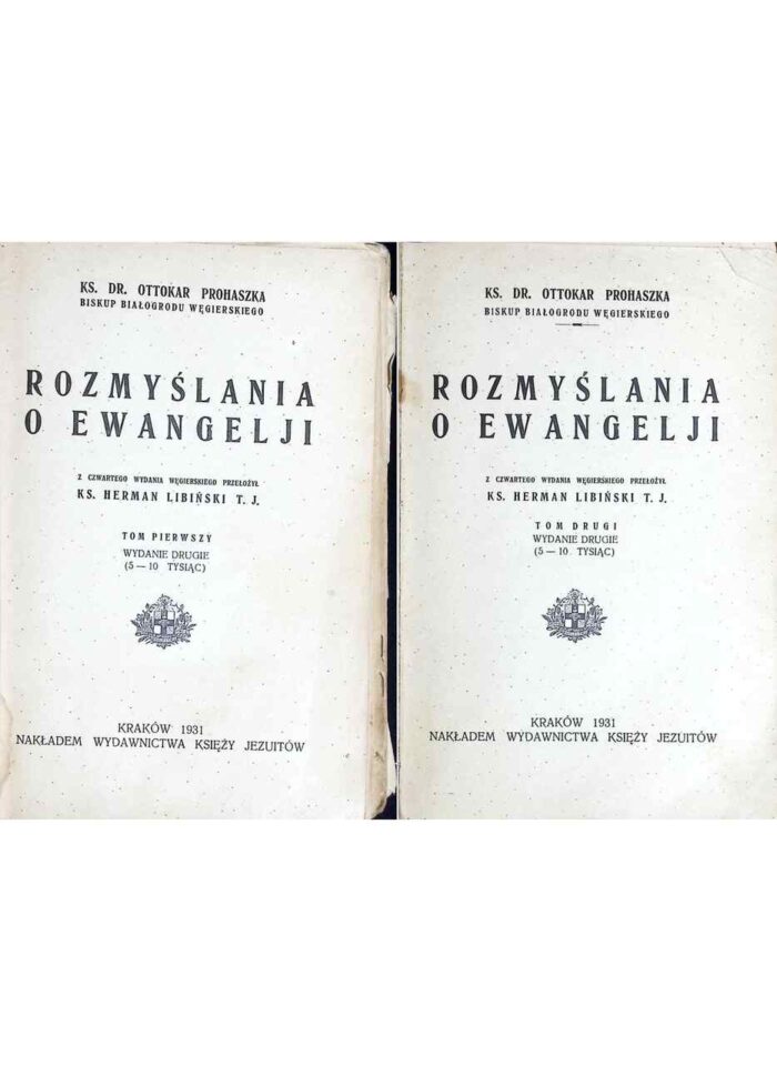 Rozmyślania o Ewangelji, t. I-II - obrazek 1