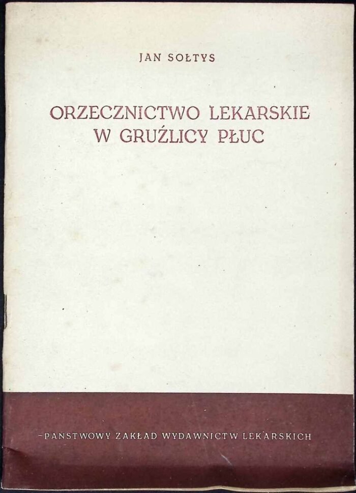 Orzecznictwo lekarskie w gruźlicy płuc - obrazek 1