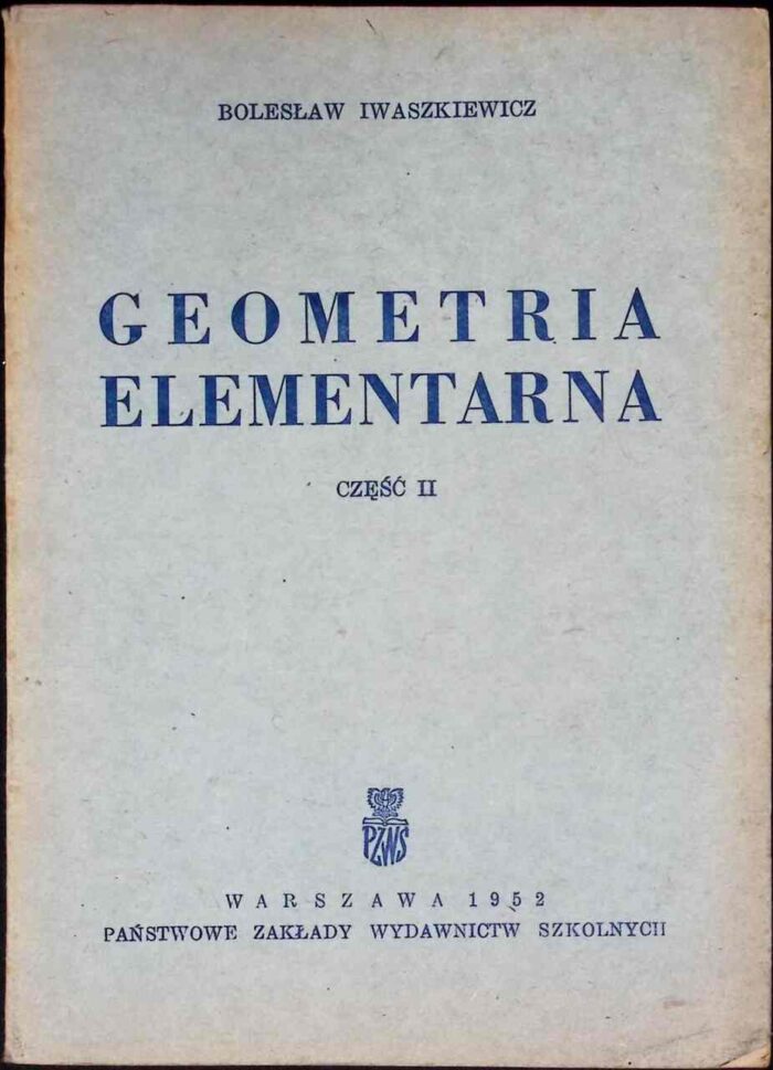 Geometria elementarna, cz. II - obrazek 1