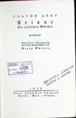 Ariane. Ein russisches Mädchen