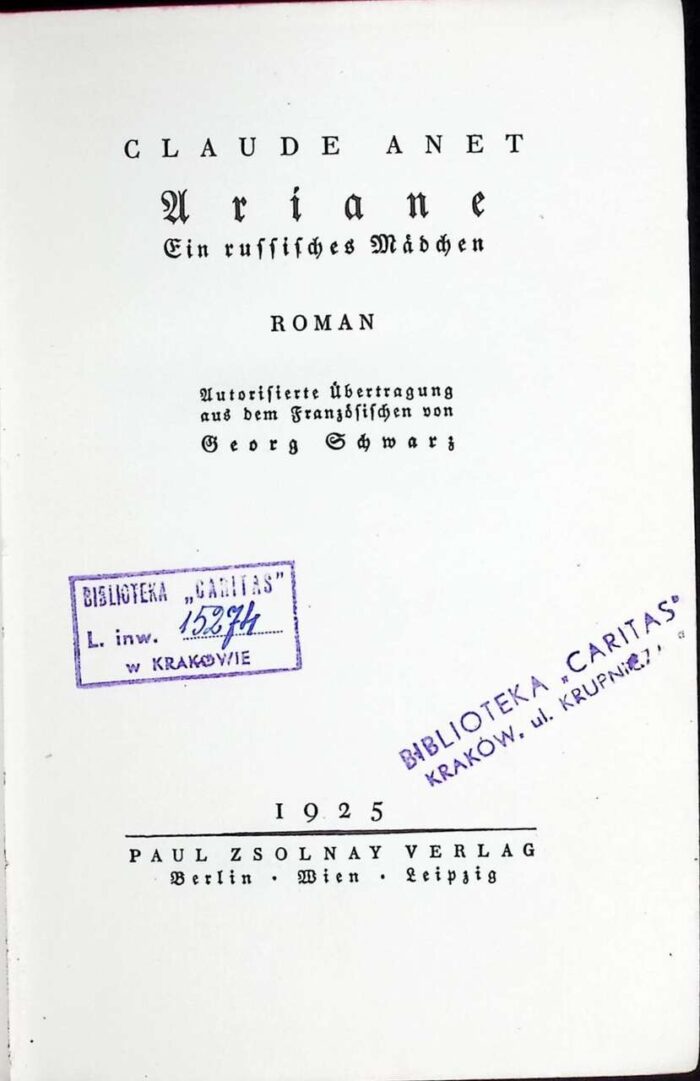 Ariane. Ein russisches Mädchen - obrazek 1