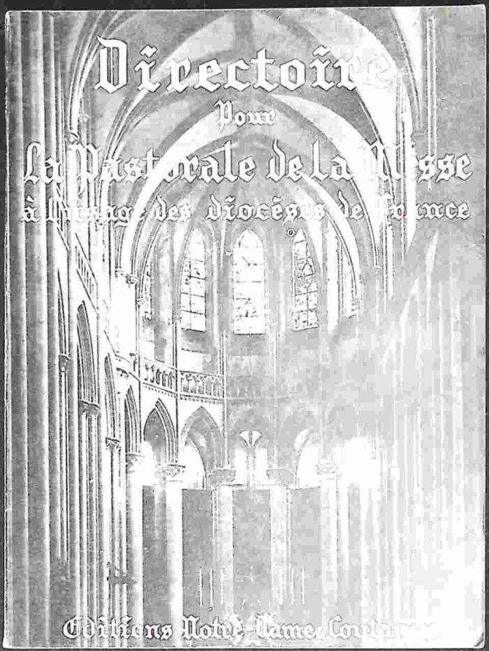 Directoire pour la Pastorale de la Messe a l'usage des Dioceses de France - obrazek 1