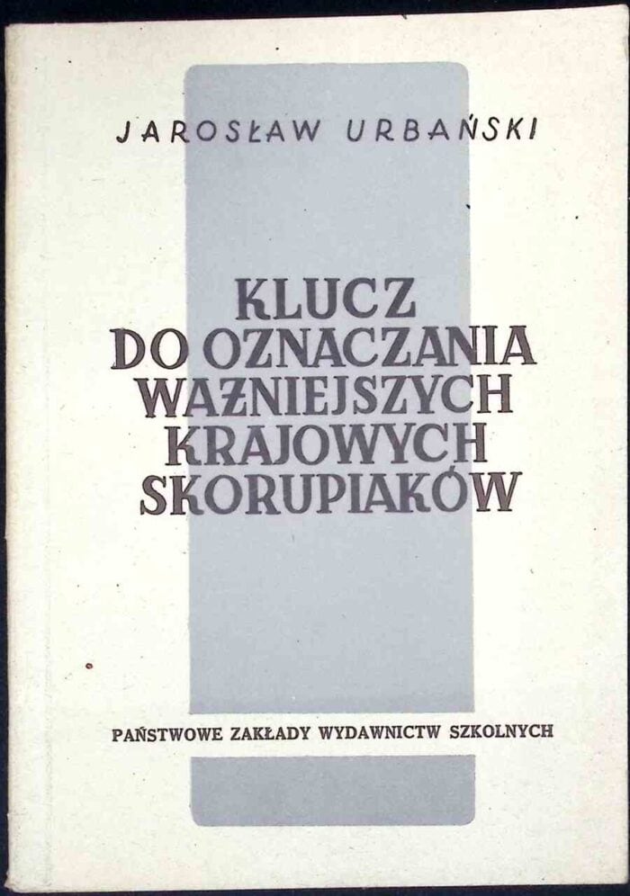 Klucz do oznaczania ważniejszych krajowych skorupiaków - obrazek 1