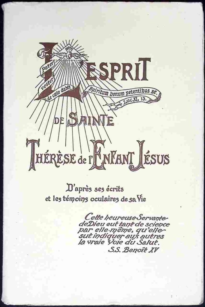 L'esprit de Sainte Therese de l'Enfant Jesus - obrazek 1