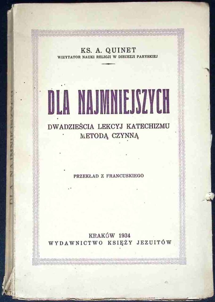 Dla najmniejszych. Dwadzieścia lekcyj katechizmu - obrazek 1