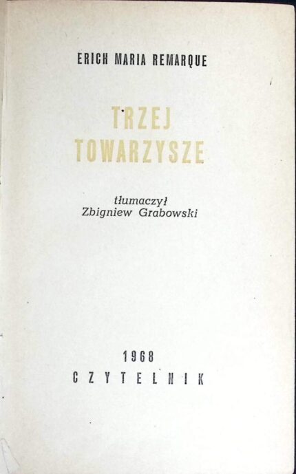 Trzej towarzysze