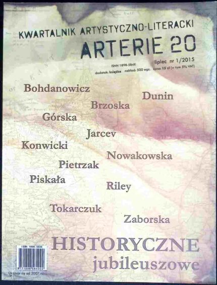 Kwartalnik Artystyczno-Literacki Arterie 20, 1/2015