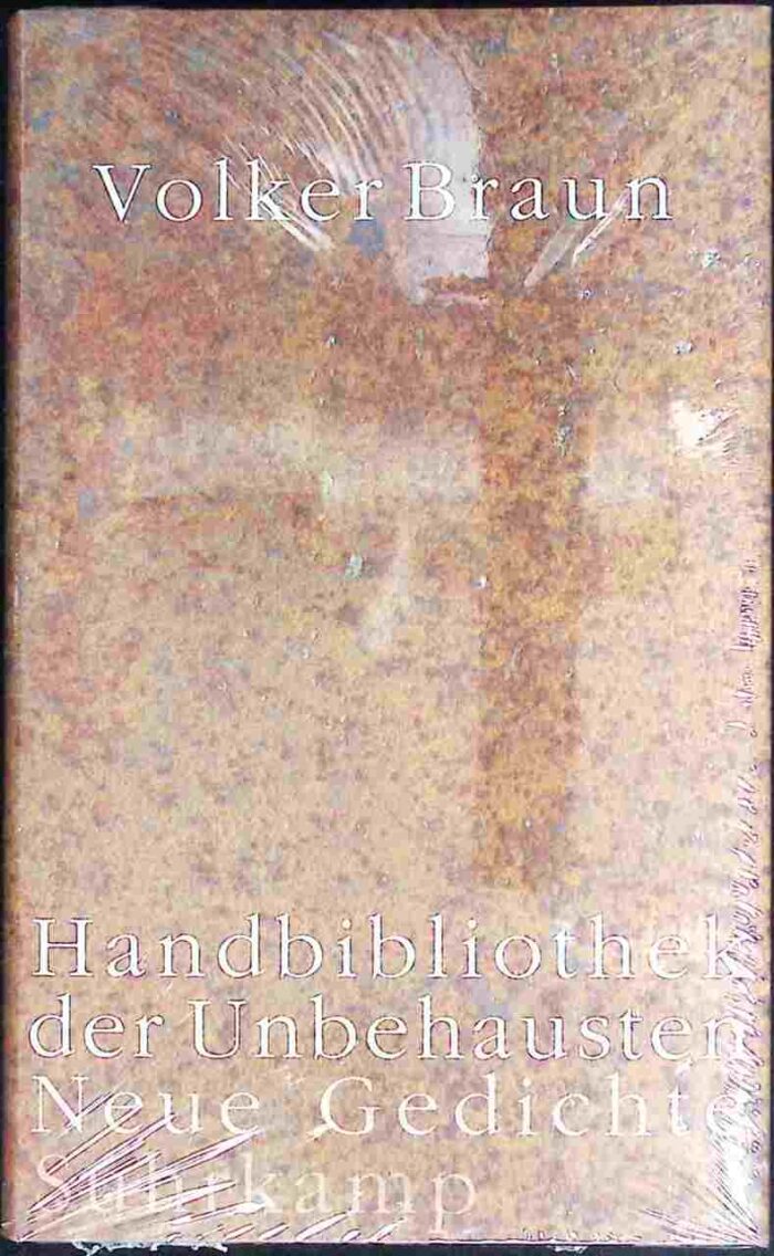 Handbibliothek der Unbehausten. Neue Gedichte Suhrkamp - obrazek 1