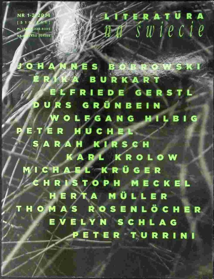 Literatura na świecie, nr 1-2/2014 - obrazek 1