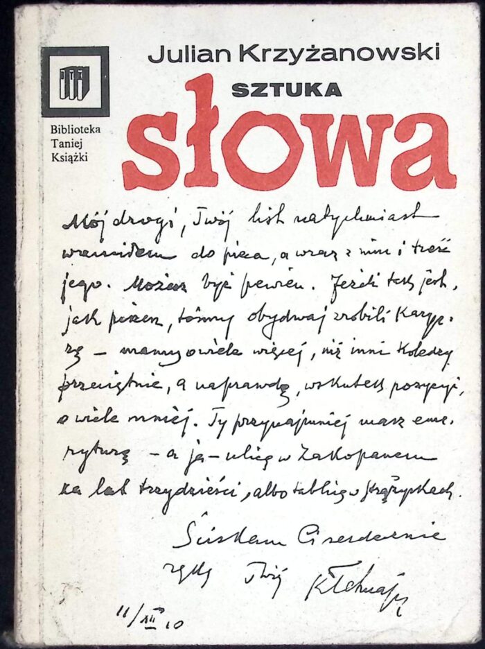 Sztuka słowa - obrazek 1