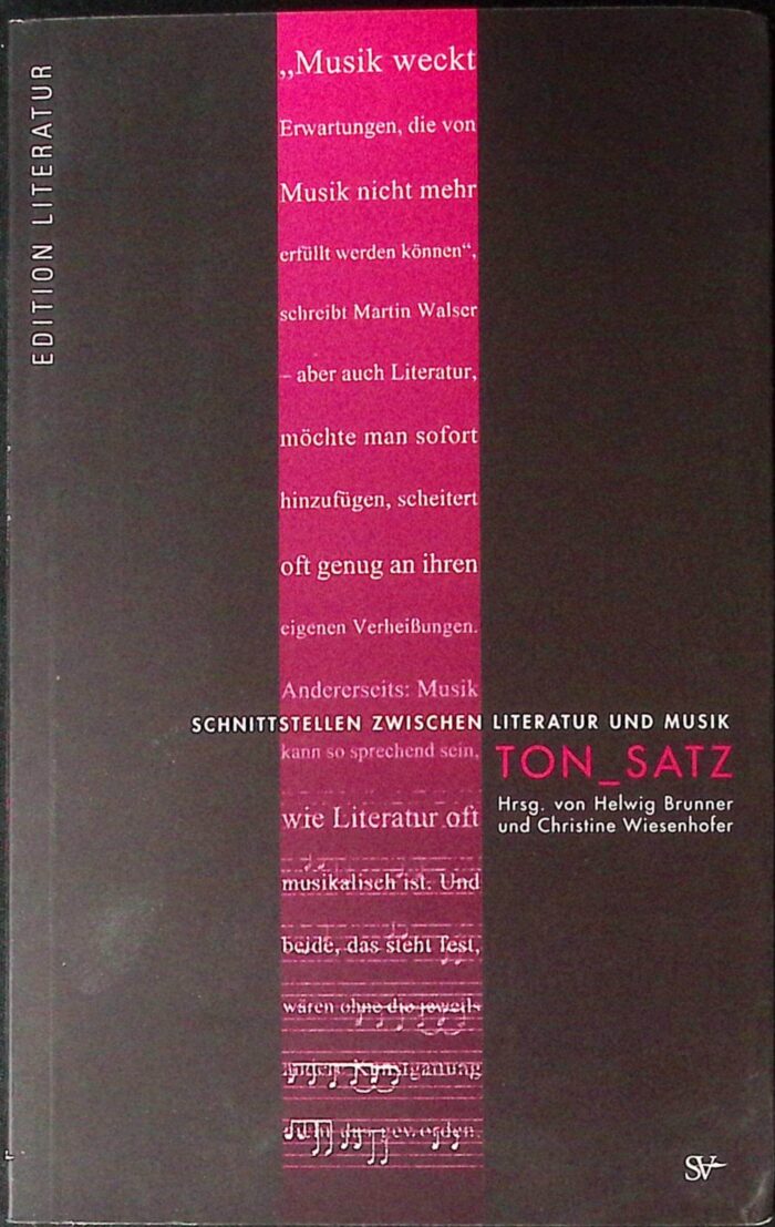 Ton_Satz. Schnittstellen zwischen Literatur und Musik - obrazek 1
