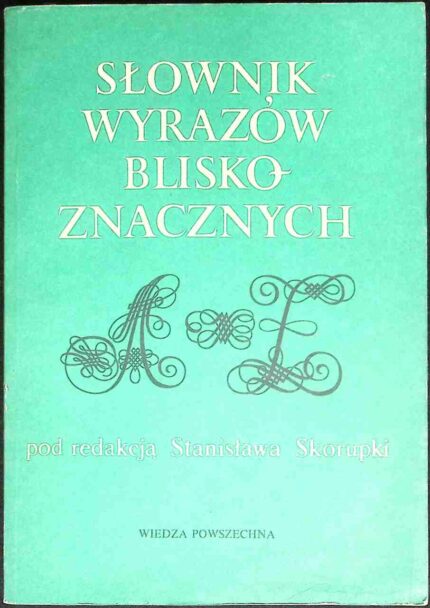 Słownik wyrazów bliskoznacznych