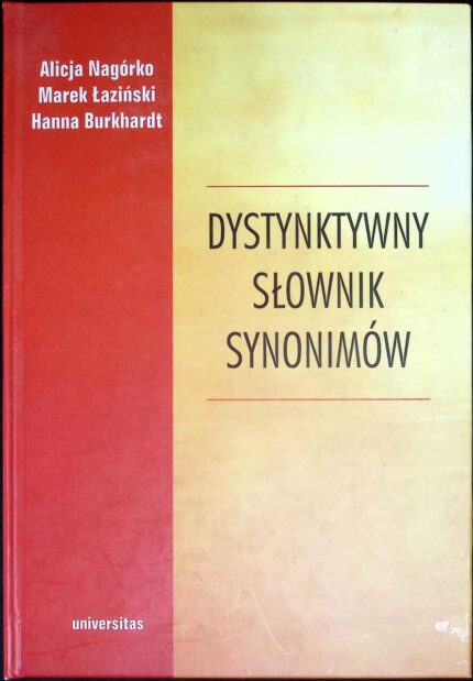 Dystynktywny słownik synonimów