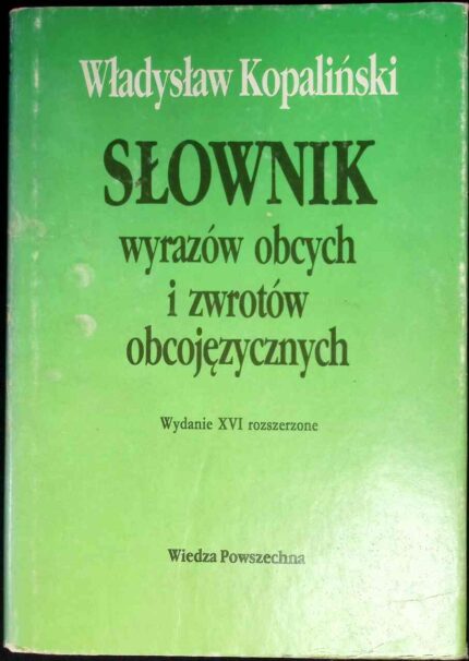 Słownik wyrazów obcych i zwrotów obcojęzycznych