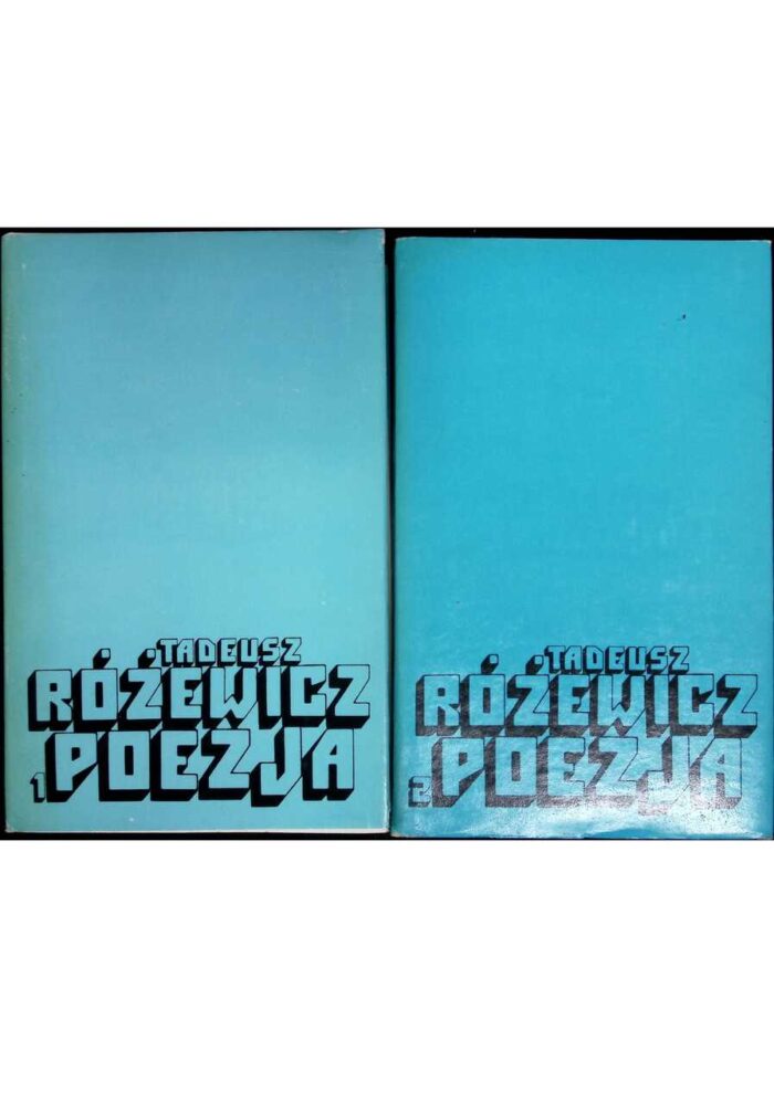Poezja, t. I-II - Tadeusz Różewicz - obrazek 1