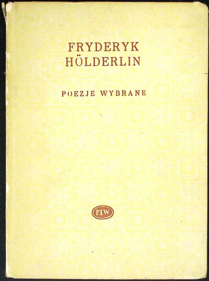 Poezje wybrane (Fryderyk Holderlin) - obrazek 1