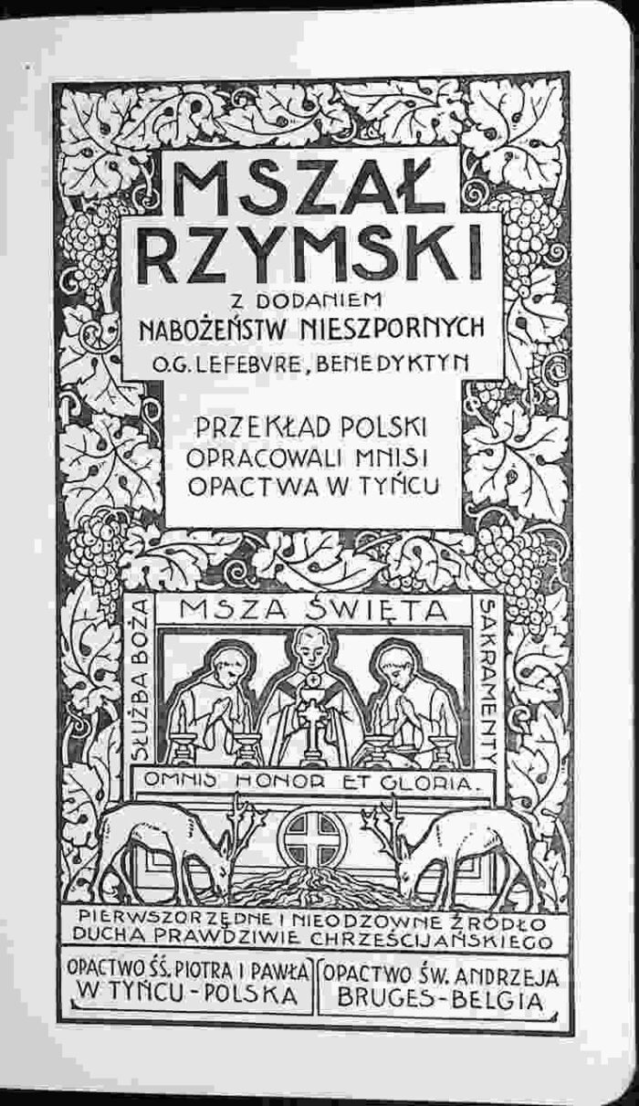 Mszał Rzymski z dodaniem nabożeństw nieszpornych (1958) - obrazek 1