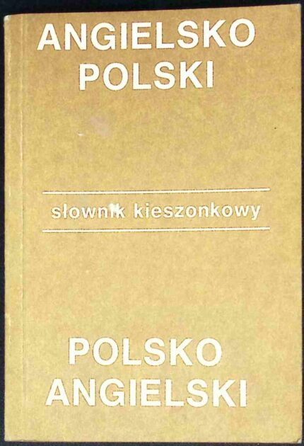 Słownik kieszonkowy angielsko-polski, polsko-angielski