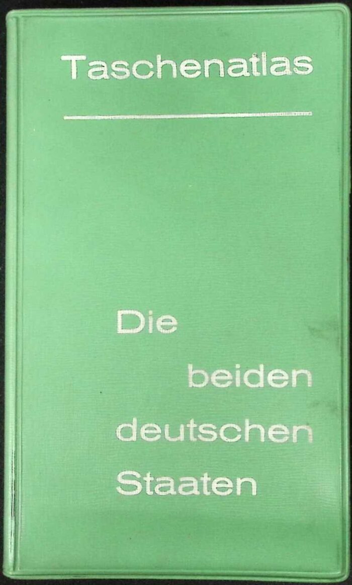 Die beiden deutschen Staaten. Taschenatlas (1965) - obrazek 1