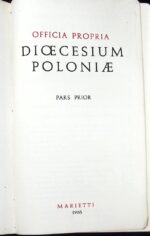 Officia Propria Dioecesium Poloniae Pars Prior (1965)