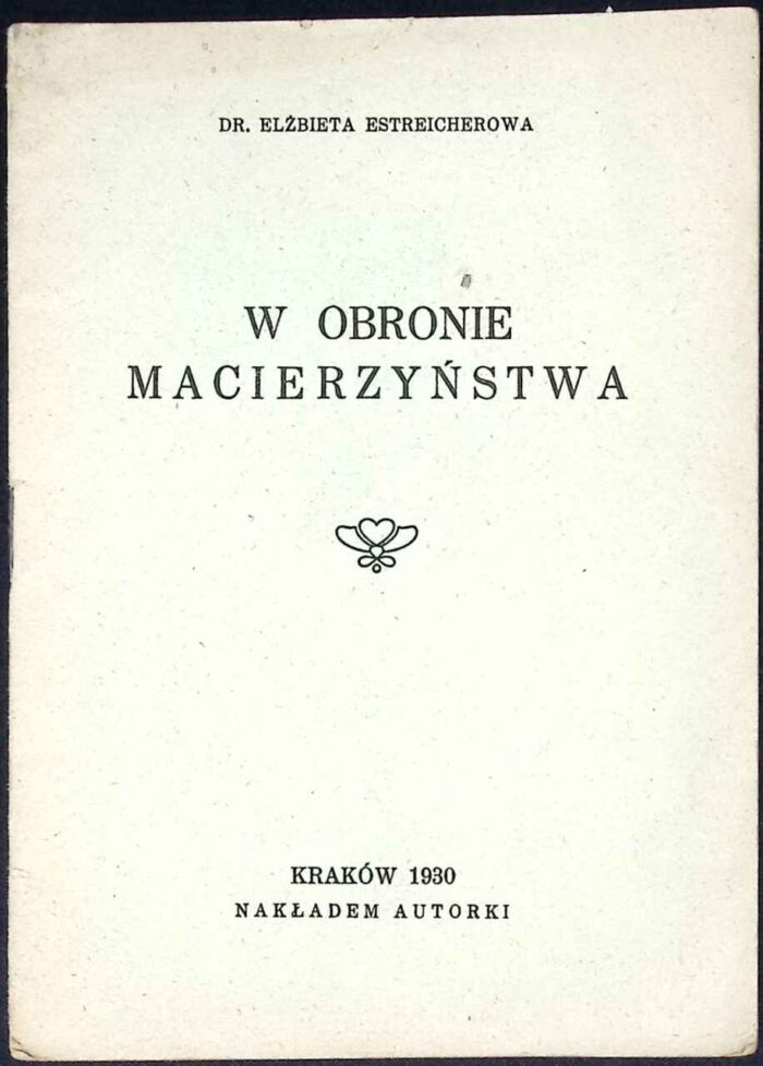 W obronie macierzyństwa (1930) - obrazek 1