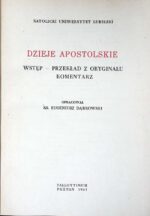 Dzieje Apostolskie. Wstęp, przekład, komentarz - obrazek 2