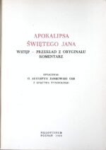 Apokalipsa Świętego Jana. Wstęp, przekład, komentarz - obrazek 2