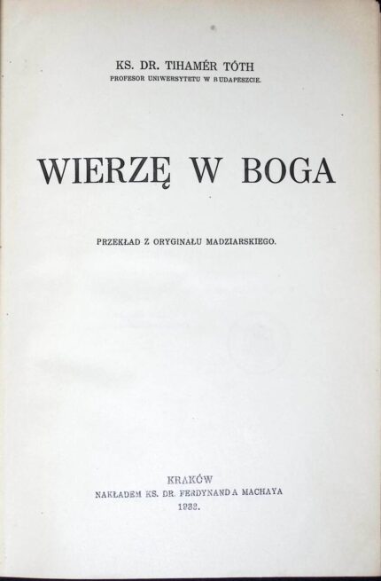 Wierzę w Boga
