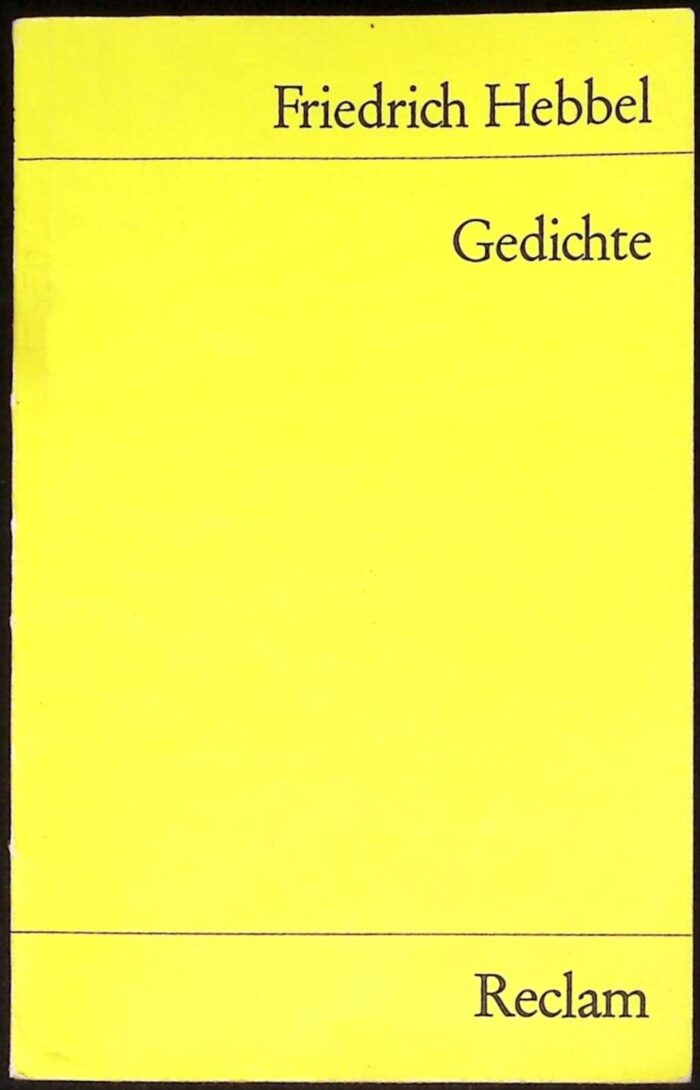 Gedichte - Friedrich Hebbel - obrazek 1